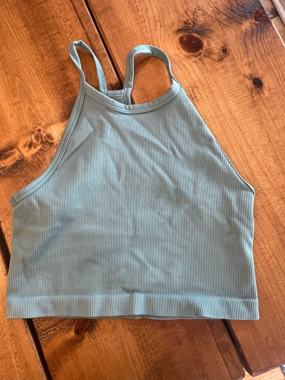 TNA Woman’s Ribbed Leggings & Tank in Sage - Picture 5 of 7